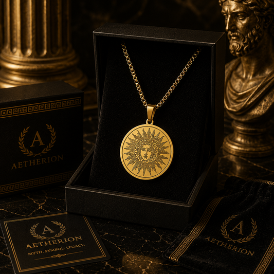 Helios Sun Amulet Pendant
