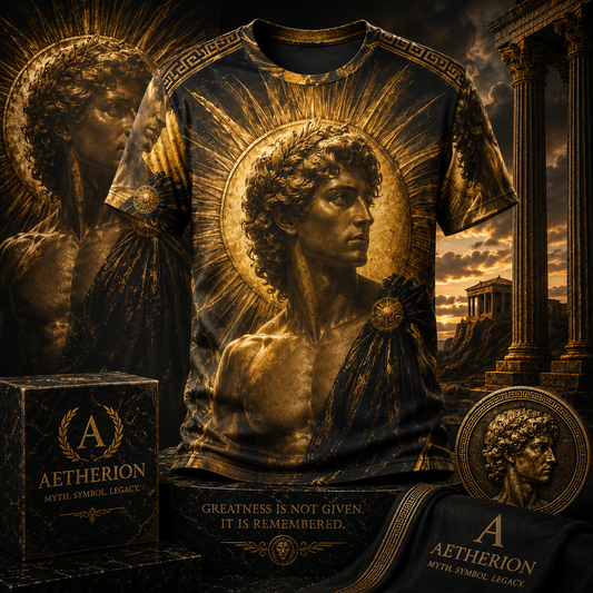 Apollo of the Eternal Dawn — Mythological Greek All-Over Print T-Shirt