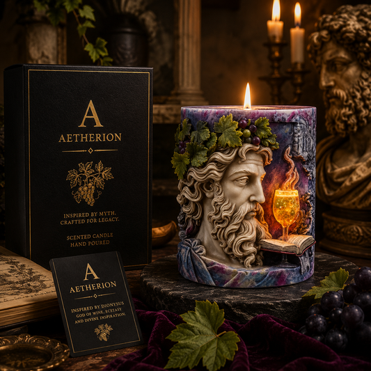 Dionysus Relief Candle Mold