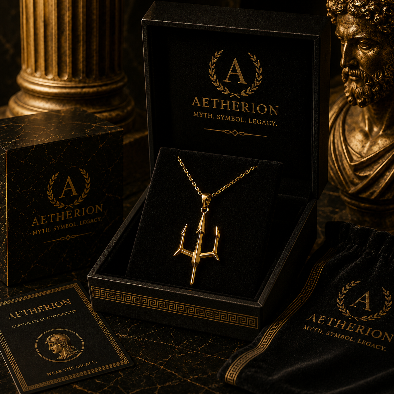 Poseidon Trident Pendant