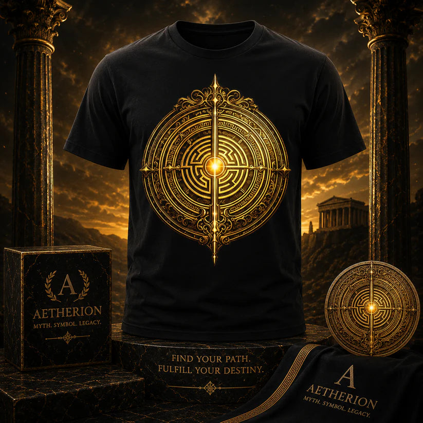 Labyrinth Symbol — Unisex O-Neck Short Sleeve T-Shirt