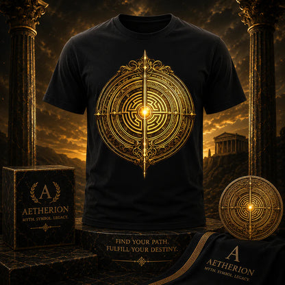 Labyrinth Symbol — Unisex O-Neck Short Sleeve T-Shirt