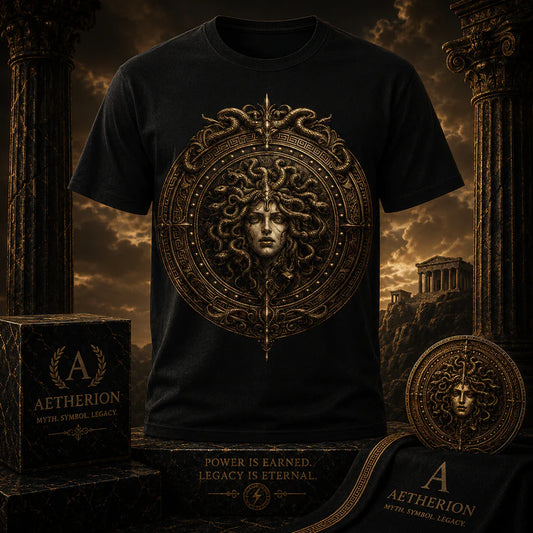 Shield of Medusa — Unisex O-Neck Short Sleeve T-Shirt