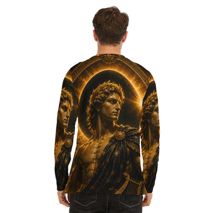 Apollo in the Golden Eclipse — All-Over Print Long Sleeve T-Shirt