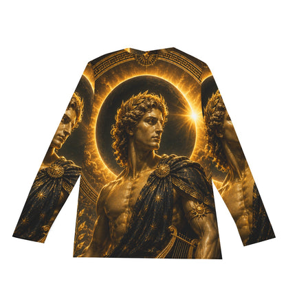 Apollo in the Golden Eclipse — All-Over Print Long Sleeve T-Shirt