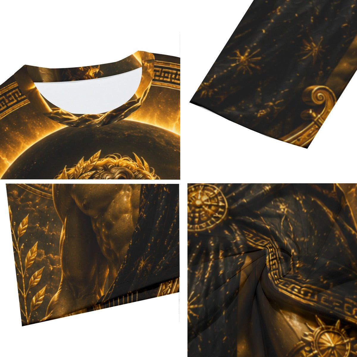 Apollo in the Golden Eclipse — All-Over Print Long Sleeve T-Shirt