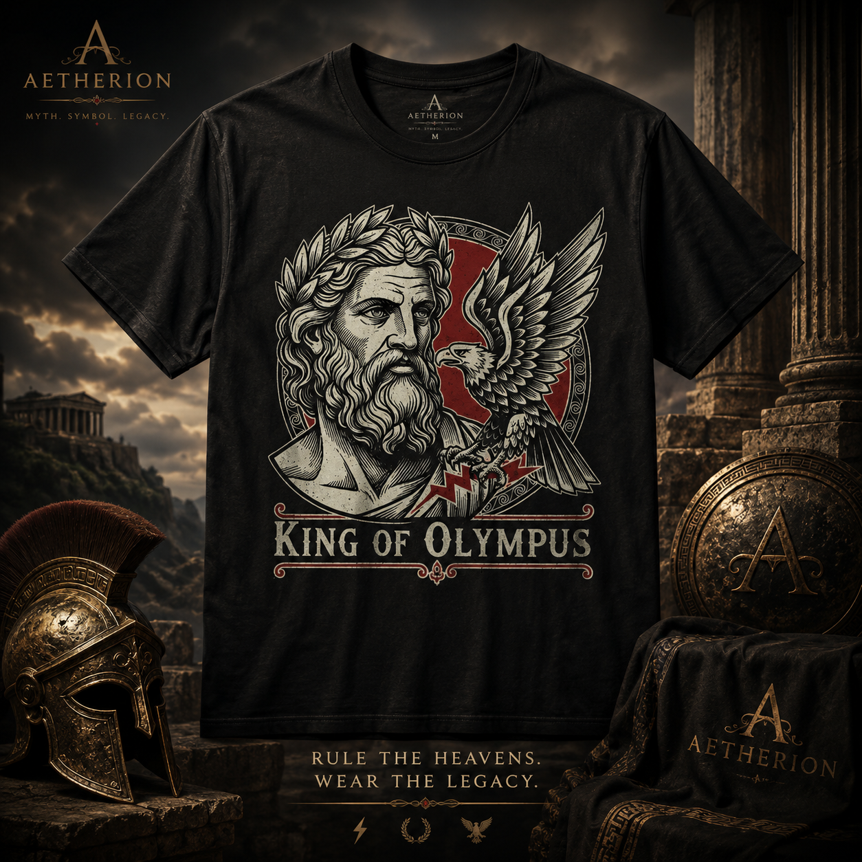 Zeus King of Olympus T-Shirt