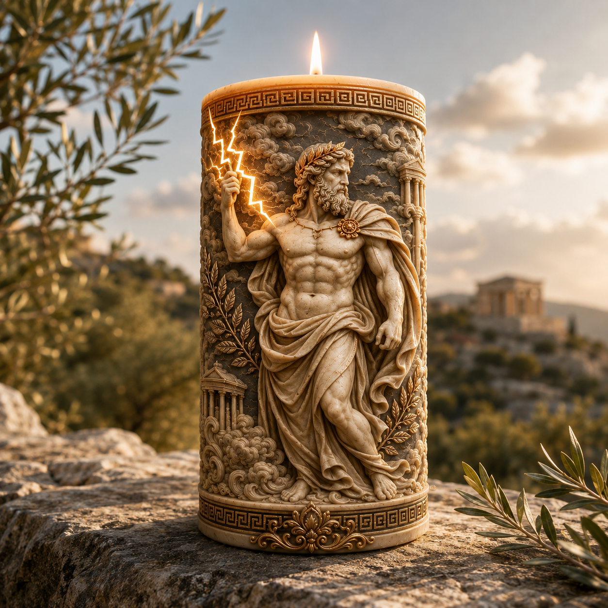 Zeus Laurel Wreath Luxury Scented Candle
