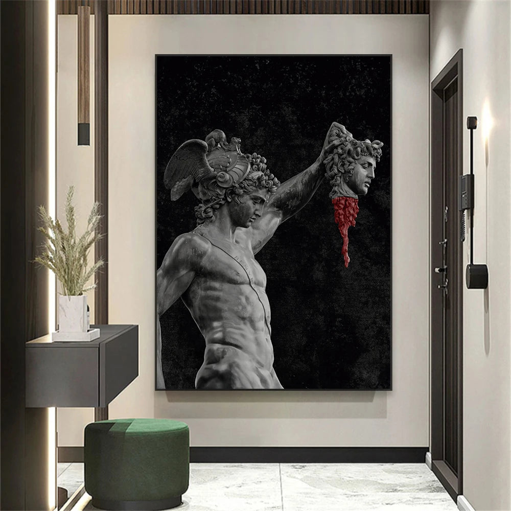 Perseus & Medusa Mythology Canvas Wall Art