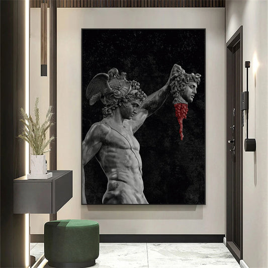 Perseus & Medusa Mythology Canvas Wall Art