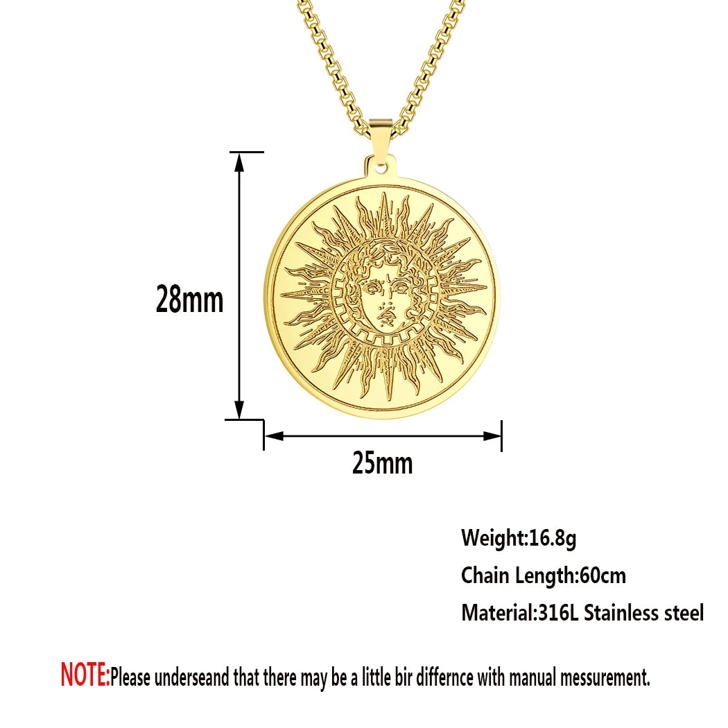 Helios Sun Amulet Pendant