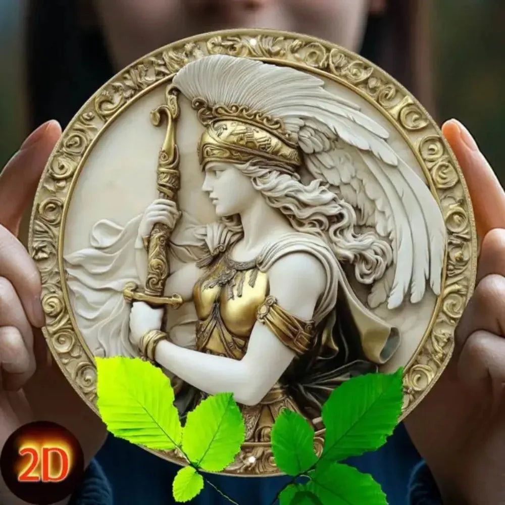 Glam Style Athena Metal Wall Art