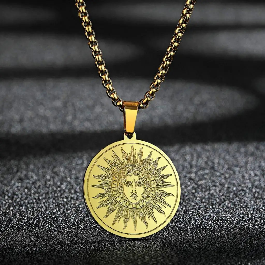 Helios Sun Amulet Pendant