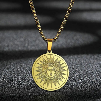 Helios Sun Amulet Pendant