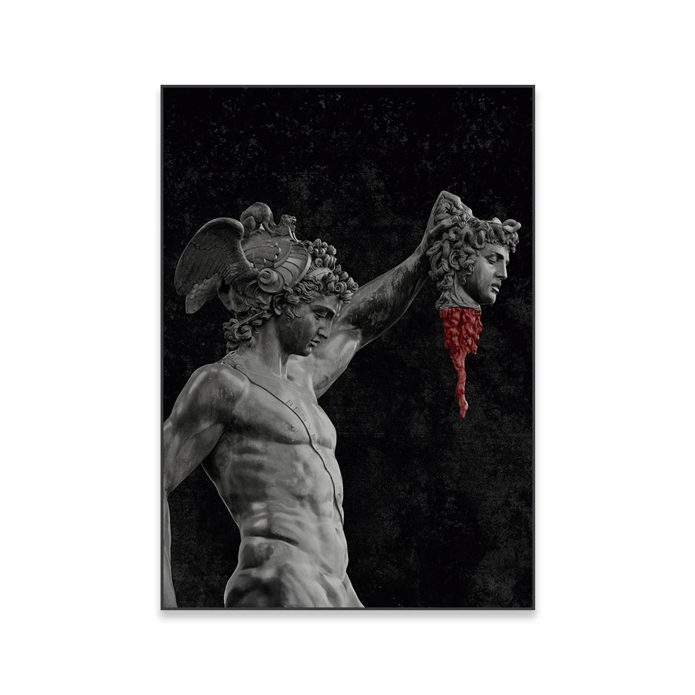 Perseus & Medusa Mythology Canvas Wall Art