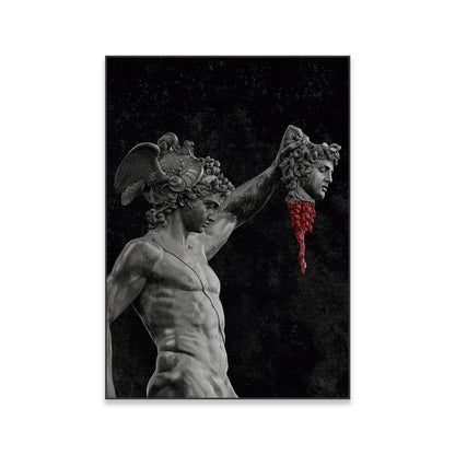 Perseus & Medusa Mythology Canvas Wall Art