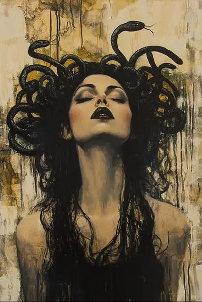 Medusa Mythology Canvas Wall Art