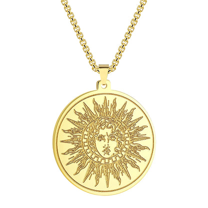 Helios Sun Amulet Pendant
