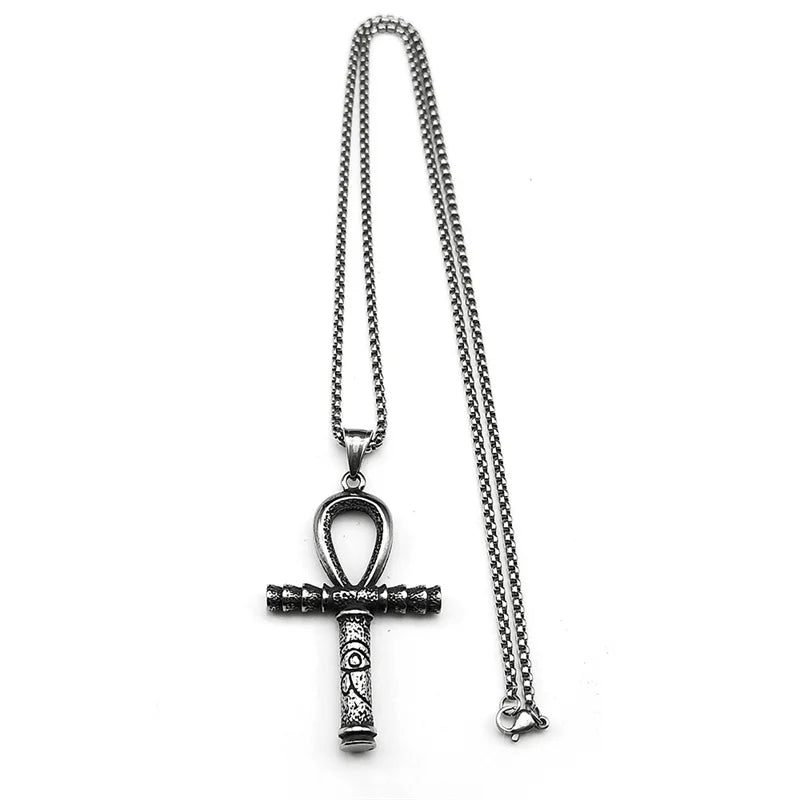 Eye of Ra & Ankh Pendant