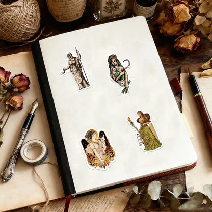 Greek Mythology Retro Sticker Collection