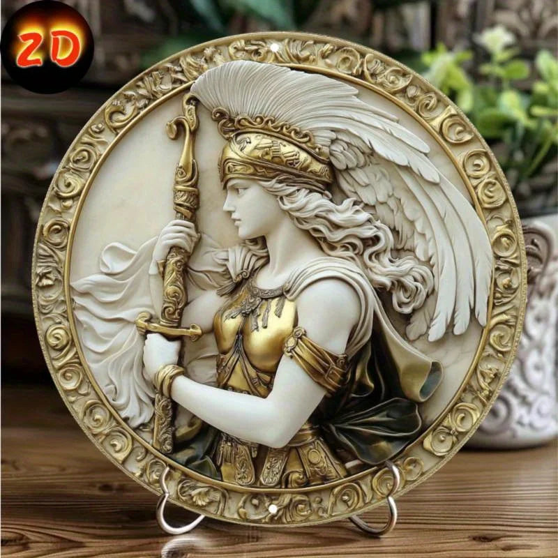 Glam Style Athena Metal Wall Art