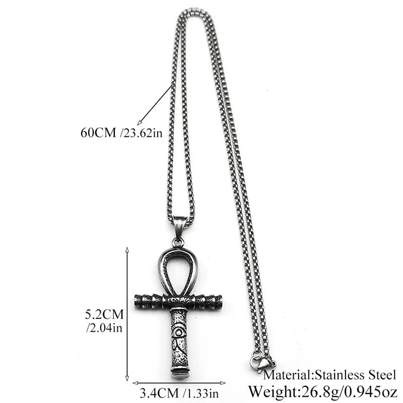Eye of Ra & Ankh Pendant