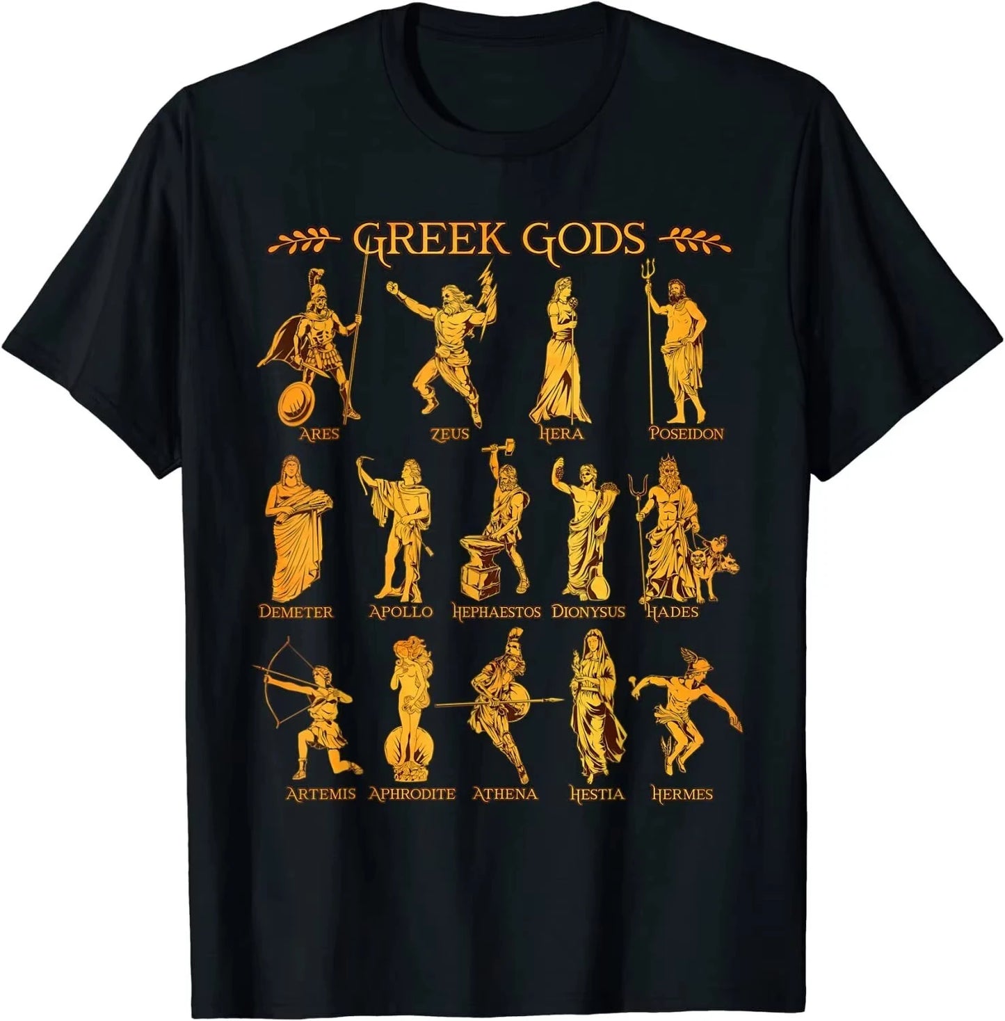 Greek Gods Mythic Streetwear T-Shirt