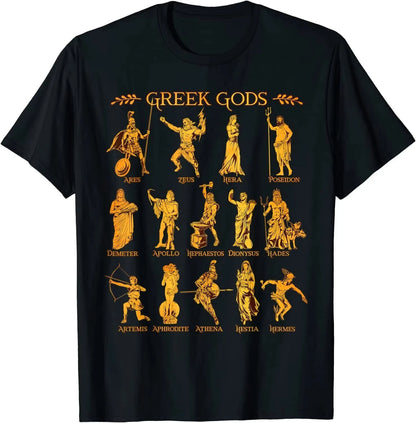 Greek Gods Mythic Streetwear T-Shirt