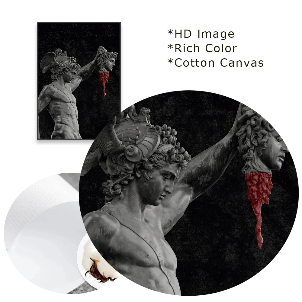 Perseus & Medusa Mythology Canvas Wall Art