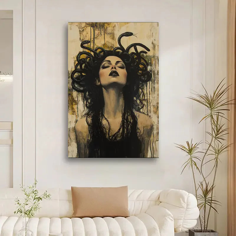 Medusa Mythology Canvas Wall Art