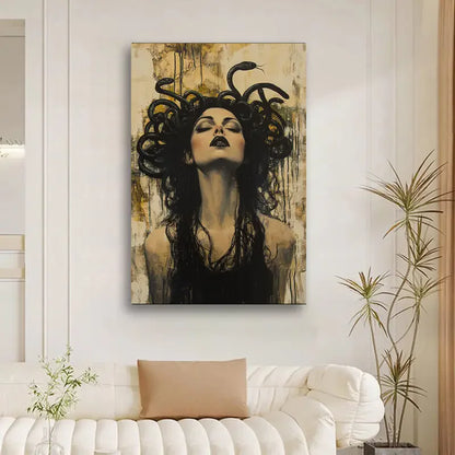 Medusa Mythology Canvas Wall Art