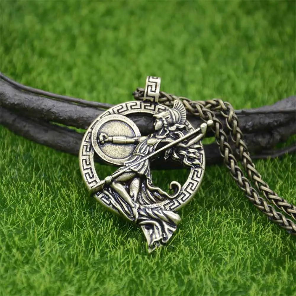 Athena Minerva Warrior Pendant
