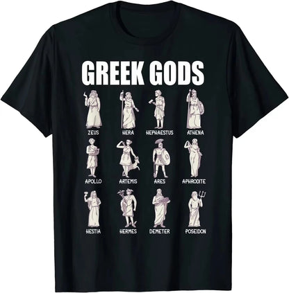 Greek Gods Mythic Streetwear T-Shirt