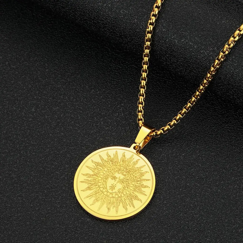 Helios Sun Amulet Pendant
