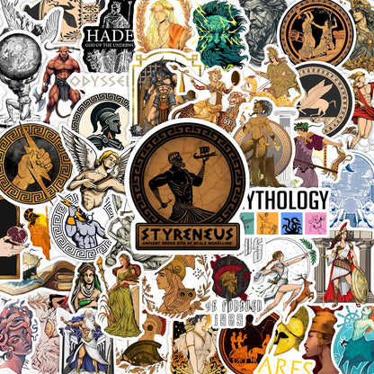 Greek Mythology Retro Sticker Collection