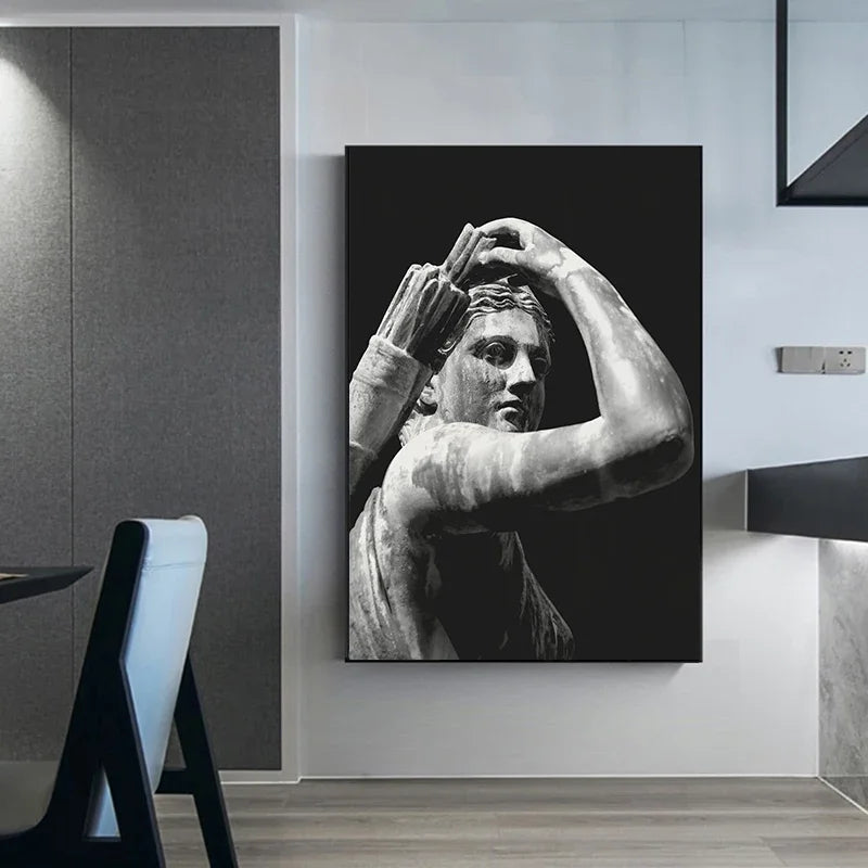 Greek Mythology Body Sculpture Poster