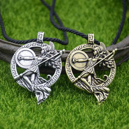 Athena Minerva Warrior Pendant