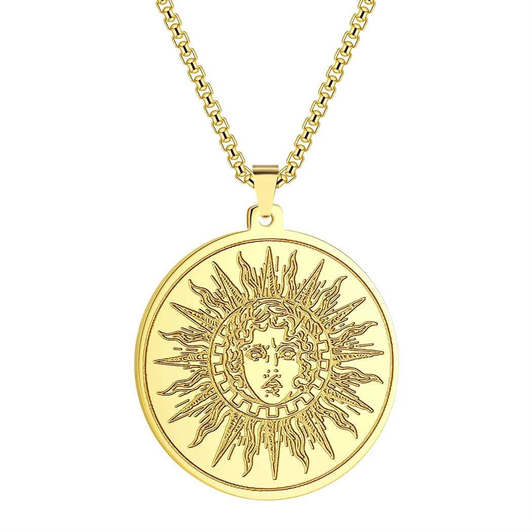Helios Sun Amulet Pendant