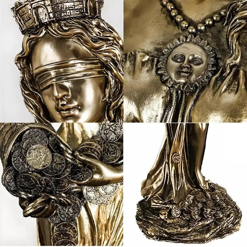 Tyche Goddess of Fortune Sculpture