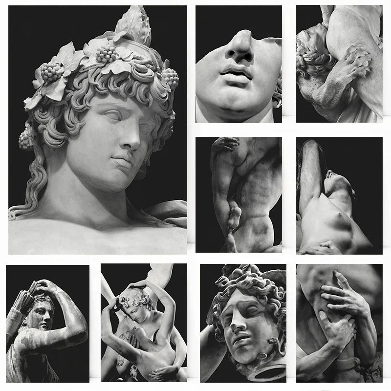 Greek Mythology Body Sculpture Poster