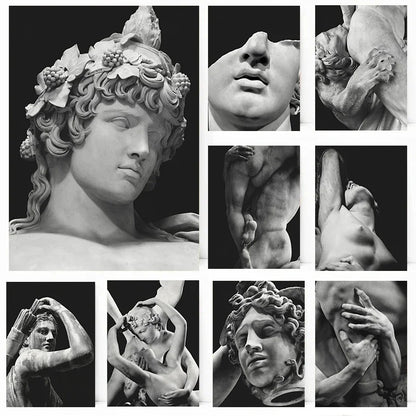 Greek Mythology Body Sculpture Poster