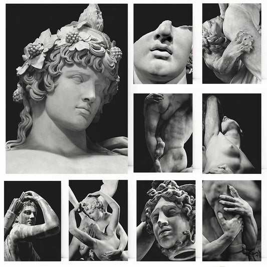Greek Mythology Body Sculpture Poster