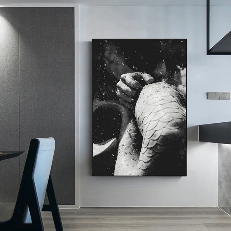 Greek Mythology Body Sculpture Poster