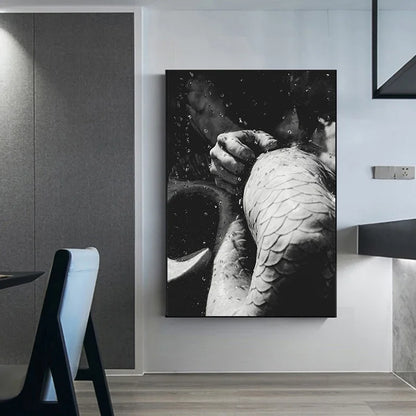 Greek Mythology Body Sculpture Poster