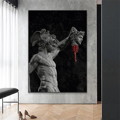 Perseus & Medusa Mythology Canvas Wall Art
