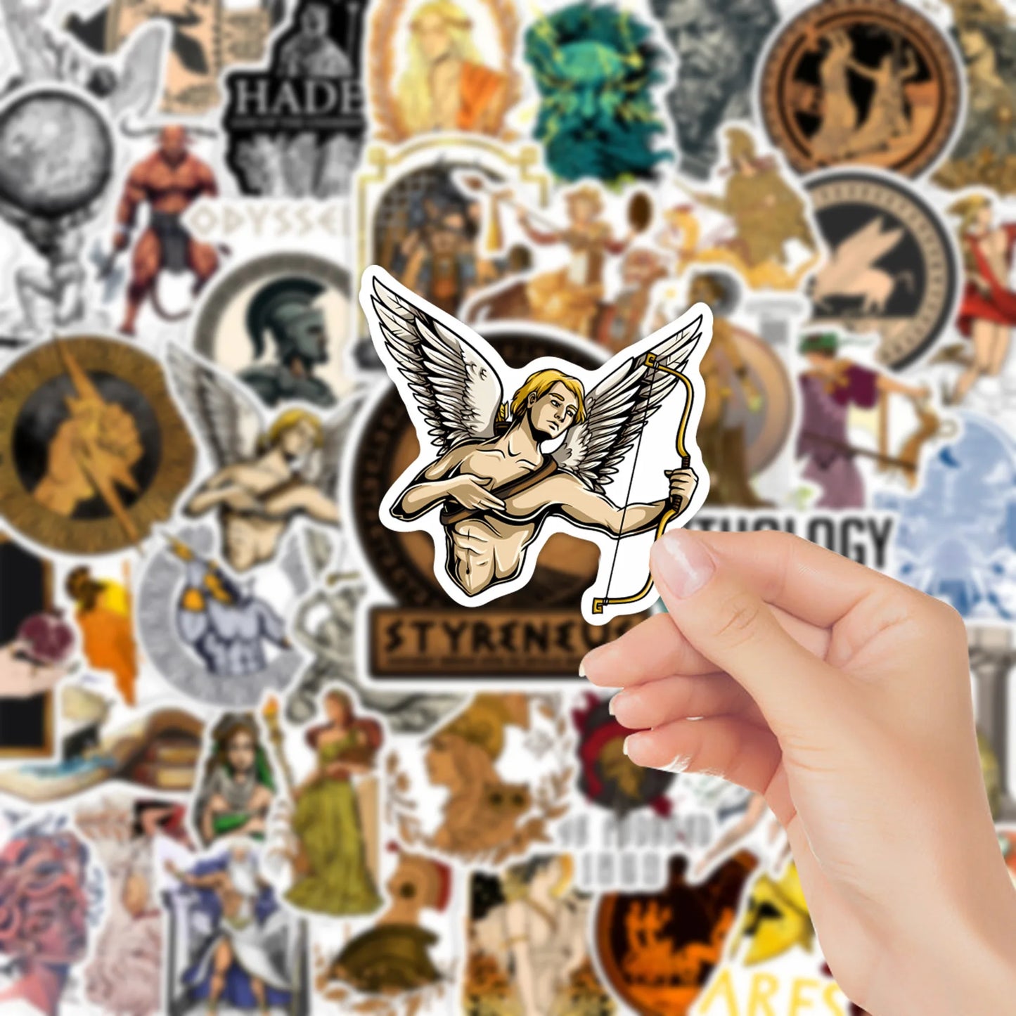Greek Mythology Retro Sticker Collection