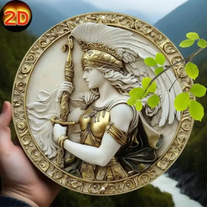 Glam Style Athena Metal Wall Art