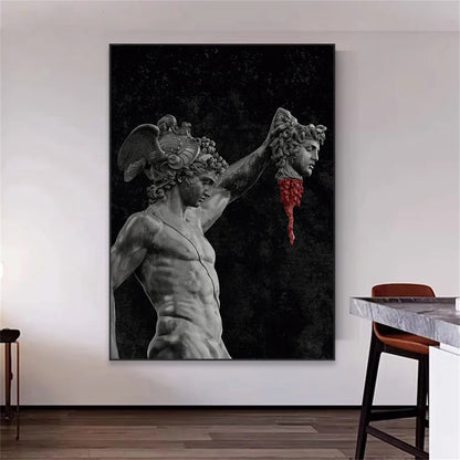 Perseus & Medusa Mythology Canvas Wall Art