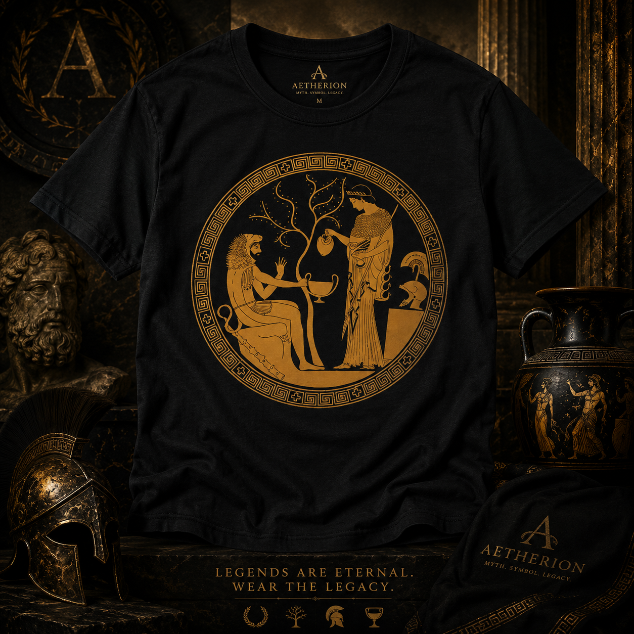 Athena & Heracles Mythic T-Shirt