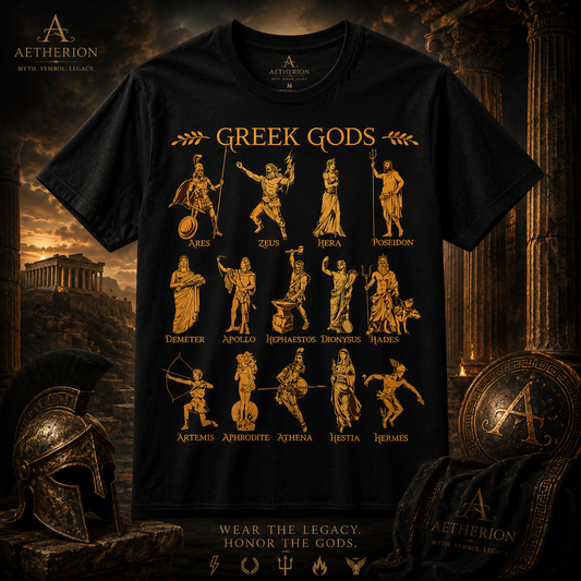Greek Gods Mythic Streetwear T-Shirt